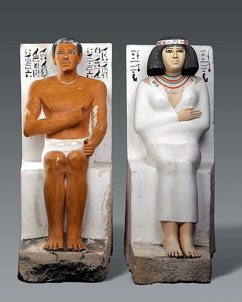 Rahotep and Nofret-statue